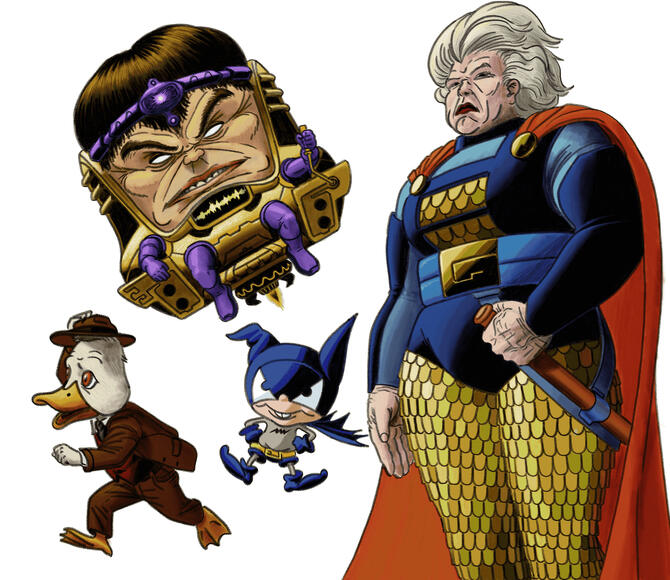 Various Comic Characters